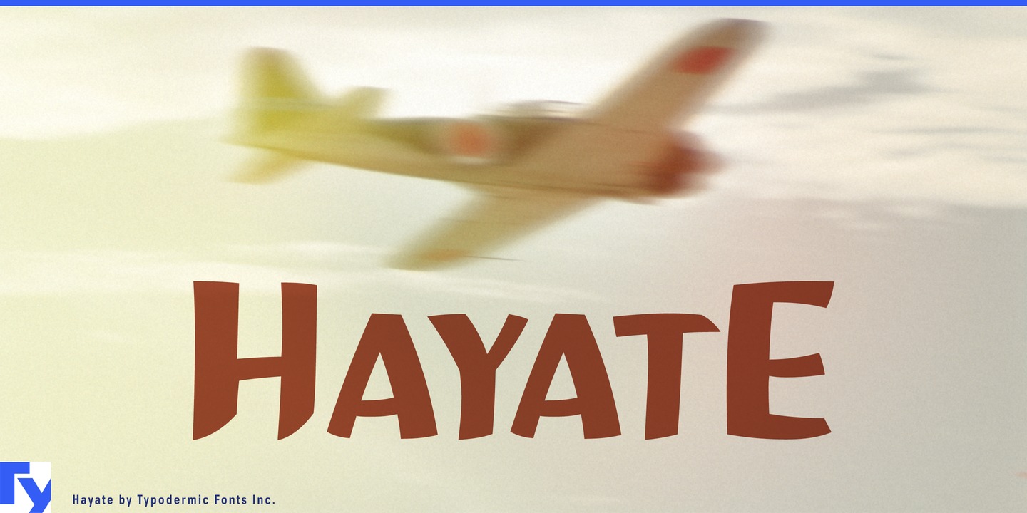 Przykładowa czcionka Hayate #1